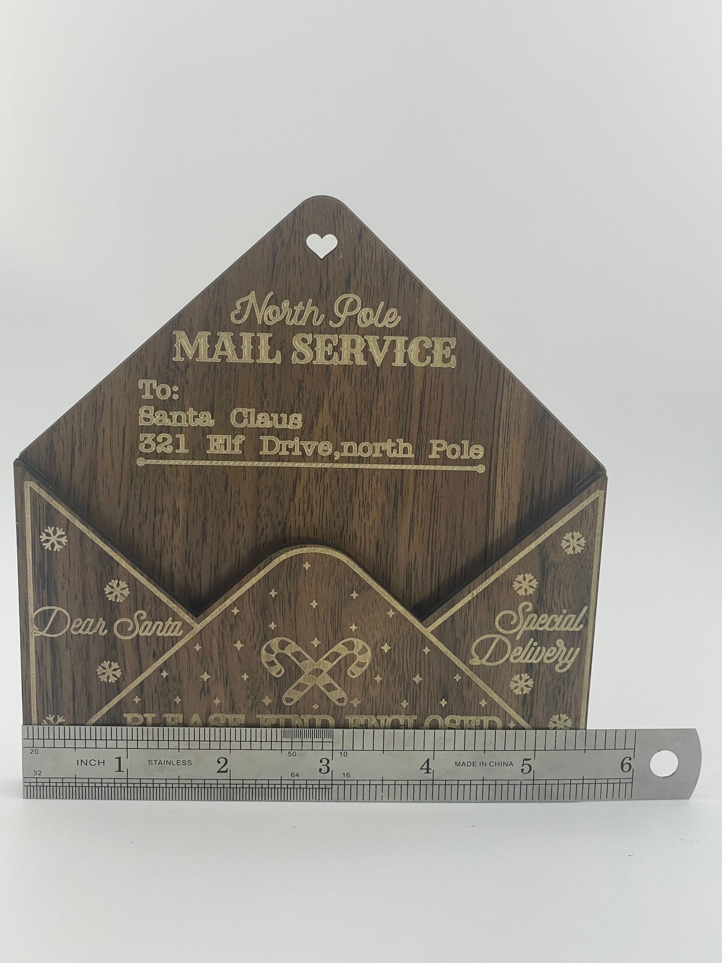 “North Pole Mail Service” Christmas Envelope