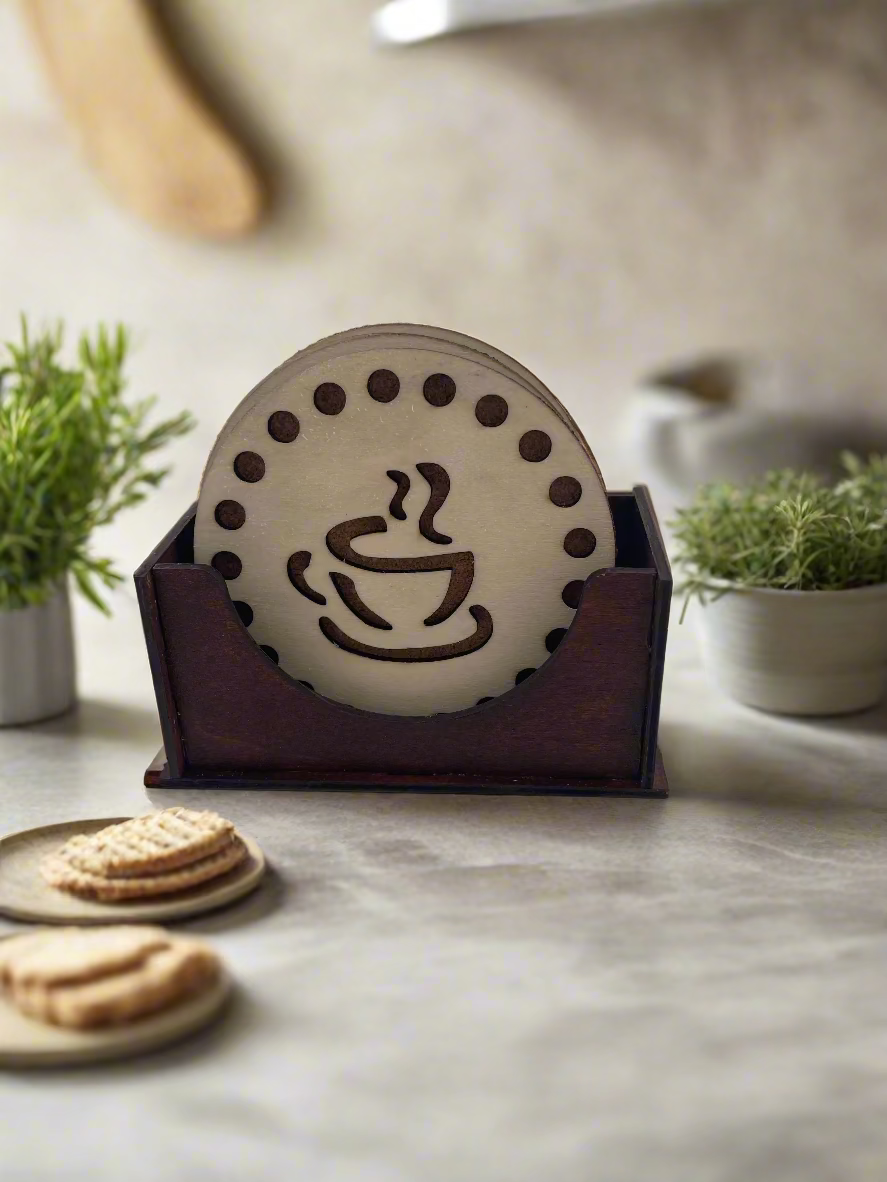 Wooden Coaster Set