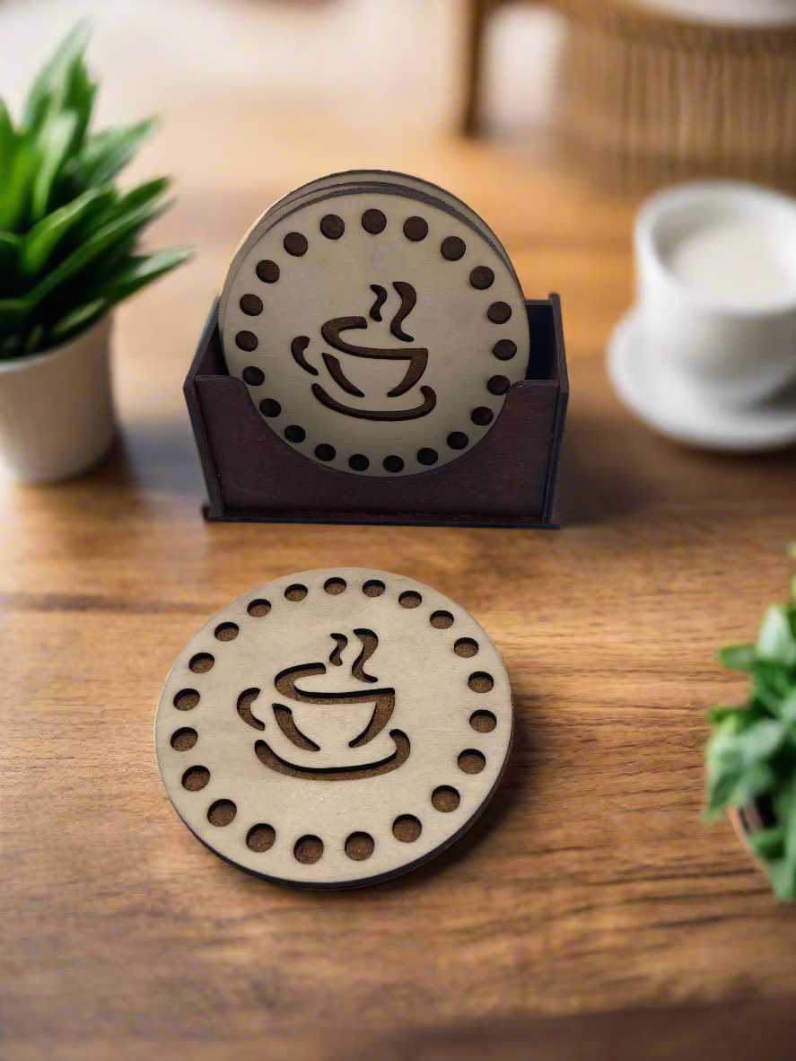 Wooden Coaster Set