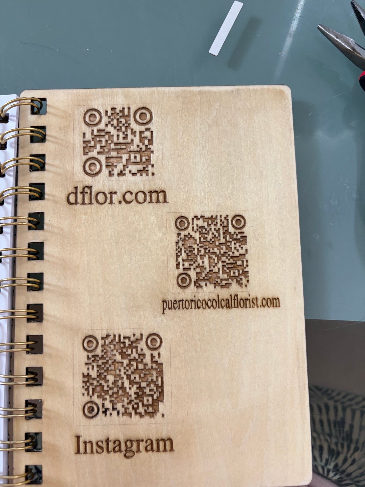 Wooden Notebook