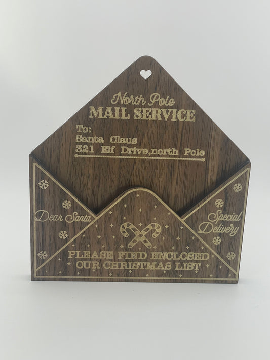 “North Pole Mail Service” Christmas Envelope