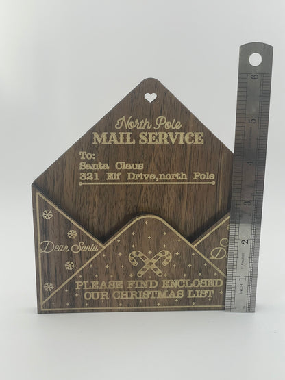 “North Pole Mail Service” Christmas Envelope