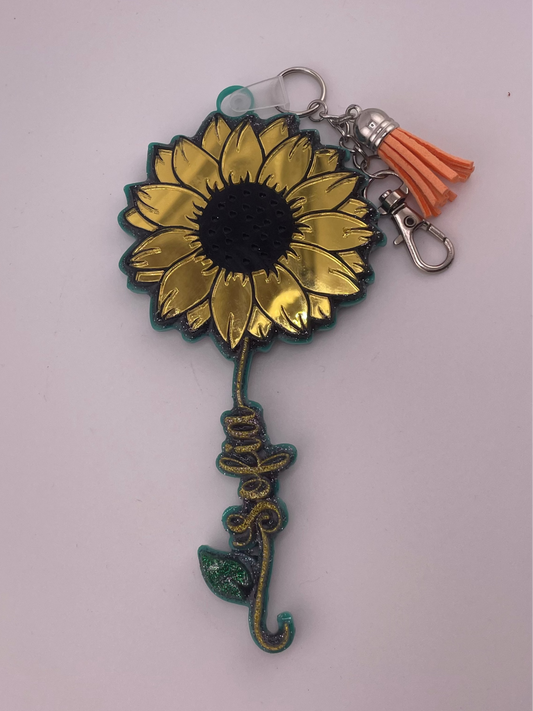 Handmade sunflower Keychain