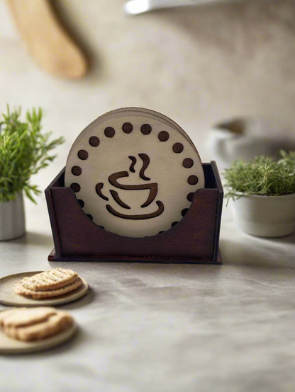 Wooden Coaster Set