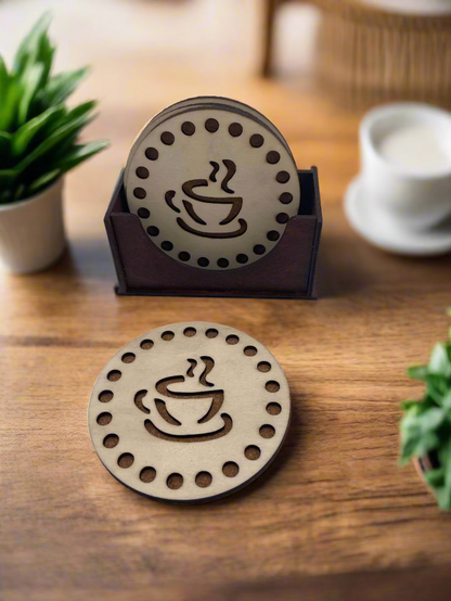 Wooden Coaster Set